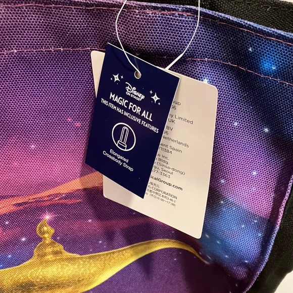 Disney Aladdin Magical Purple and Gold Tote - Picture 3 of 8
